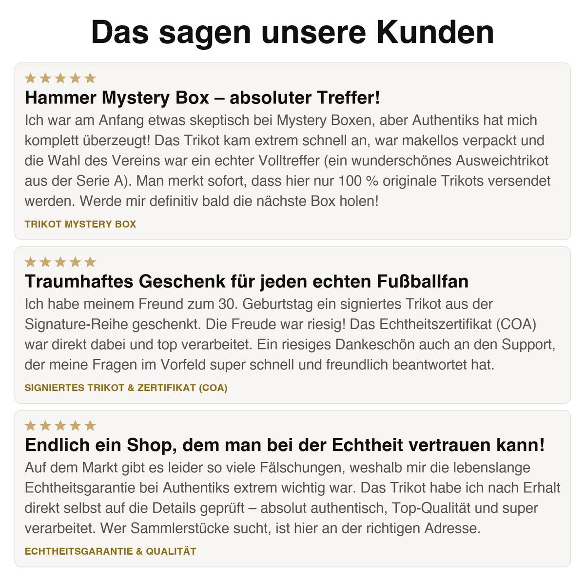 Das sagen unsere Kunden