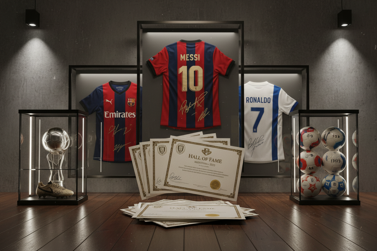 Signierte Trikots und Echtheitszertifikate — Authentiks Memorabilia