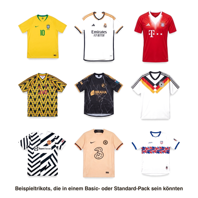 Beispieltrikots fuer Basic- oder Standard-Pack